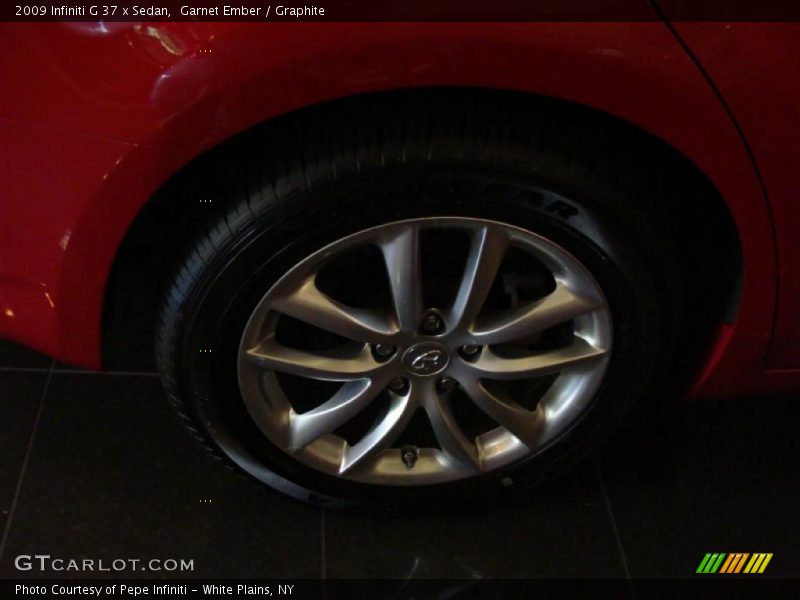Garnet Ember / Graphite 2009 Infiniti G 37 x Sedan
