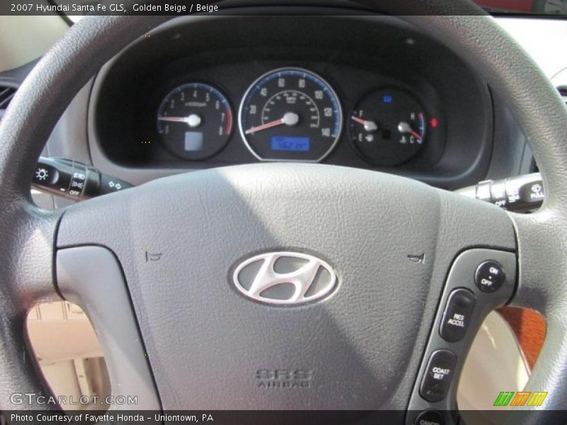 Golden Beige / Beige 2007 Hyundai Santa Fe GLS