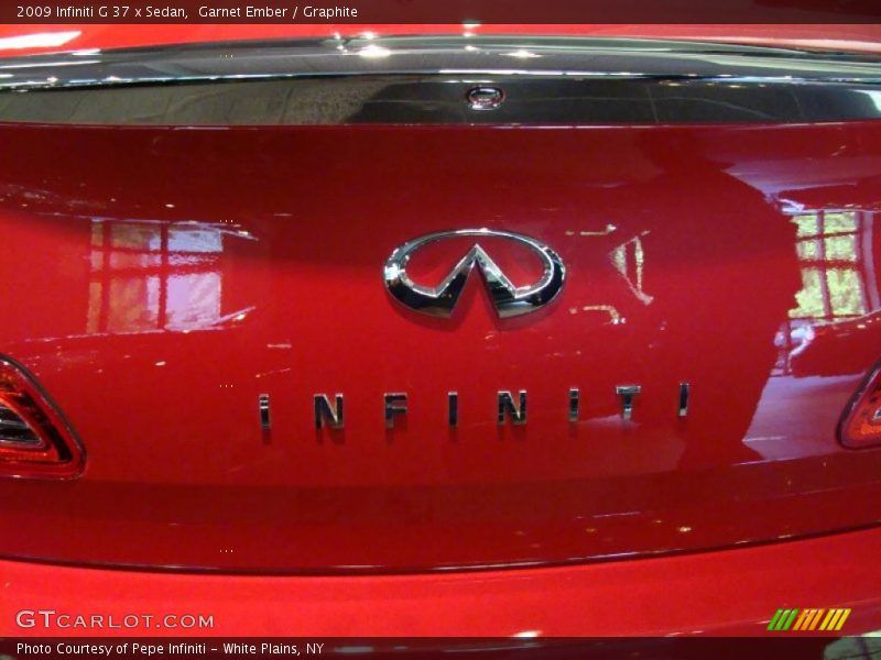 Garnet Ember / Graphite 2009 Infiniti G 37 x Sedan