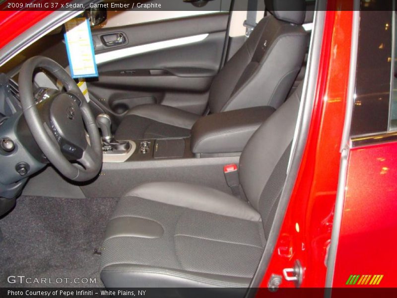 Garnet Ember / Graphite 2009 Infiniti G 37 x Sedan