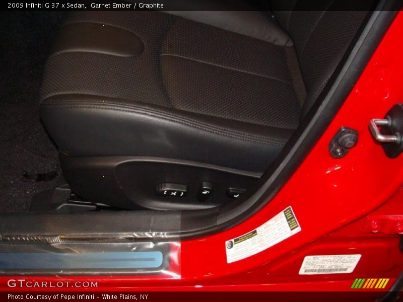 Garnet Ember / Graphite 2009 Infiniti G 37 x Sedan