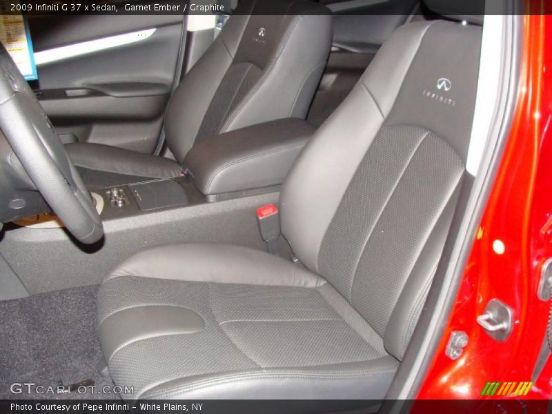 Garnet Ember / Graphite 2009 Infiniti G 37 x Sedan