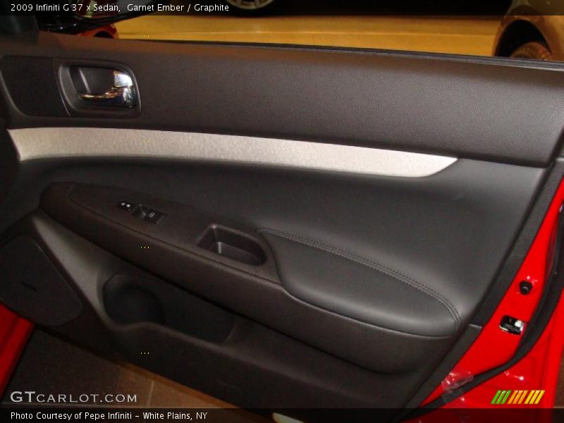Garnet Ember / Graphite 2009 Infiniti G 37 x Sedan