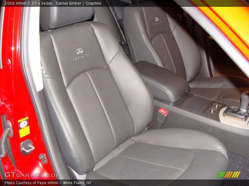 Garnet Ember / Graphite 2009 Infiniti G 37 x Sedan