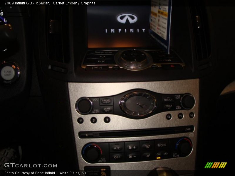 Garnet Ember / Graphite 2009 Infiniti G 37 x Sedan