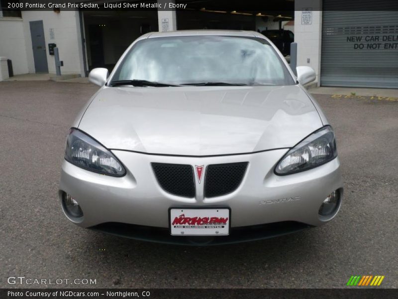 Liquid Silver Metallic / Ebony 2008 Pontiac Grand Prix Sedan