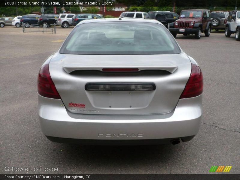 Liquid Silver Metallic / Ebony 2008 Pontiac Grand Prix Sedan