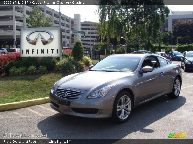 Platinum Graphite / Graphite 2009 Infiniti G 37 x Coupe