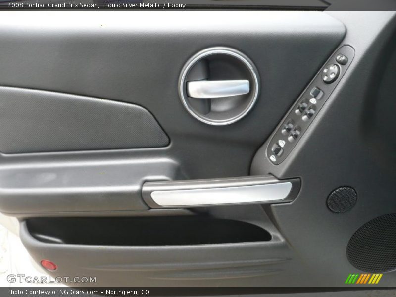 Liquid Silver Metallic / Ebony 2008 Pontiac Grand Prix Sedan