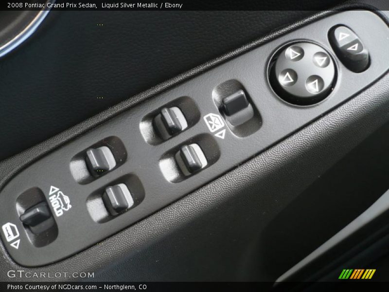 Liquid Silver Metallic / Ebony 2008 Pontiac Grand Prix Sedan