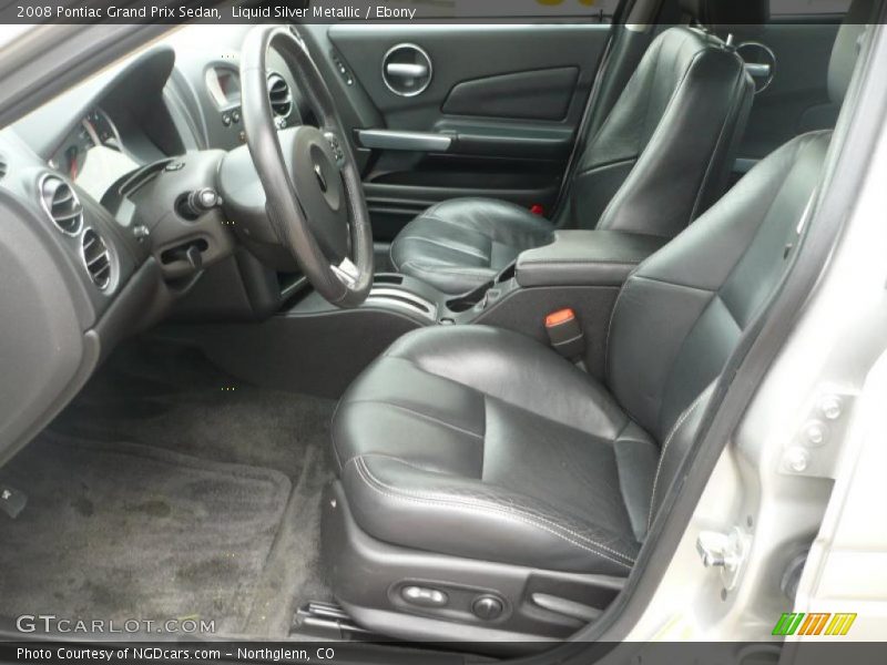 Liquid Silver Metallic / Ebony 2008 Pontiac Grand Prix Sedan