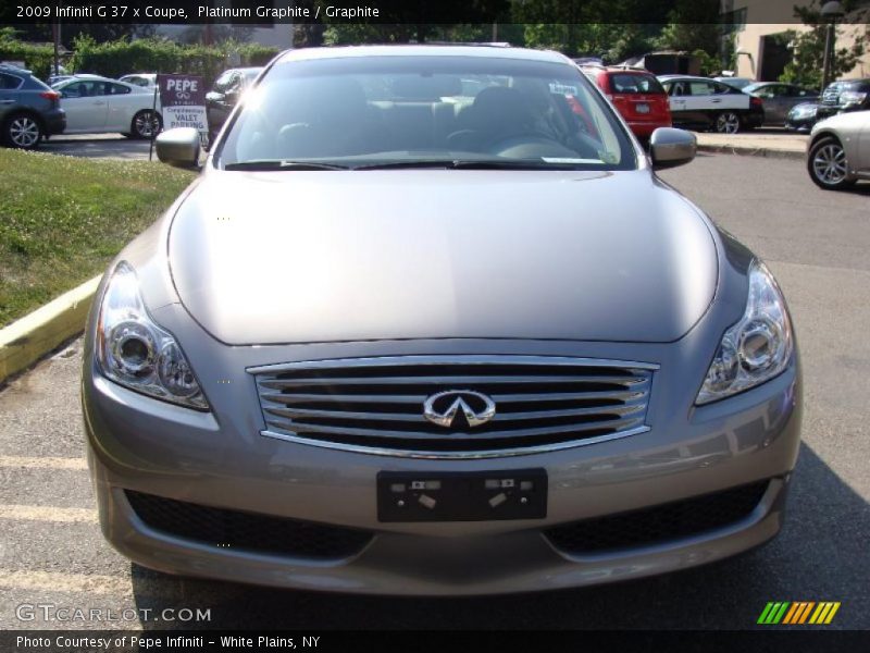 Platinum Graphite / Graphite 2009 Infiniti G 37 x Coupe