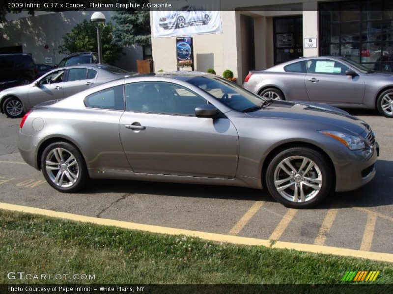 Platinum Graphite / Graphite 2009 Infiniti G 37 x Coupe