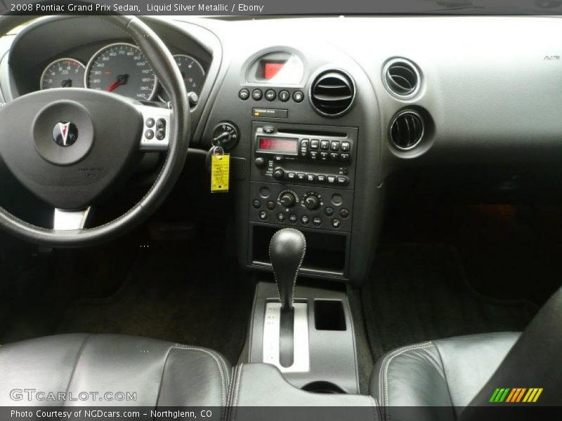 Liquid Silver Metallic / Ebony 2008 Pontiac Grand Prix Sedan