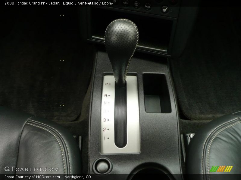 Liquid Silver Metallic / Ebony 2008 Pontiac Grand Prix Sedan