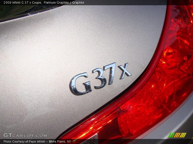Platinum Graphite / Graphite 2009 Infiniti G 37 x Coupe