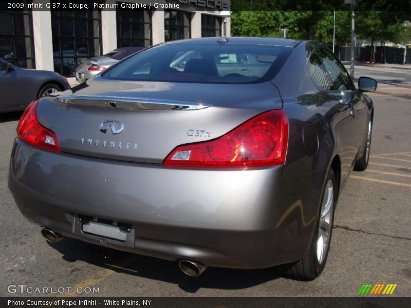 Platinum Graphite / Graphite 2009 Infiniti G 37 x Coupe