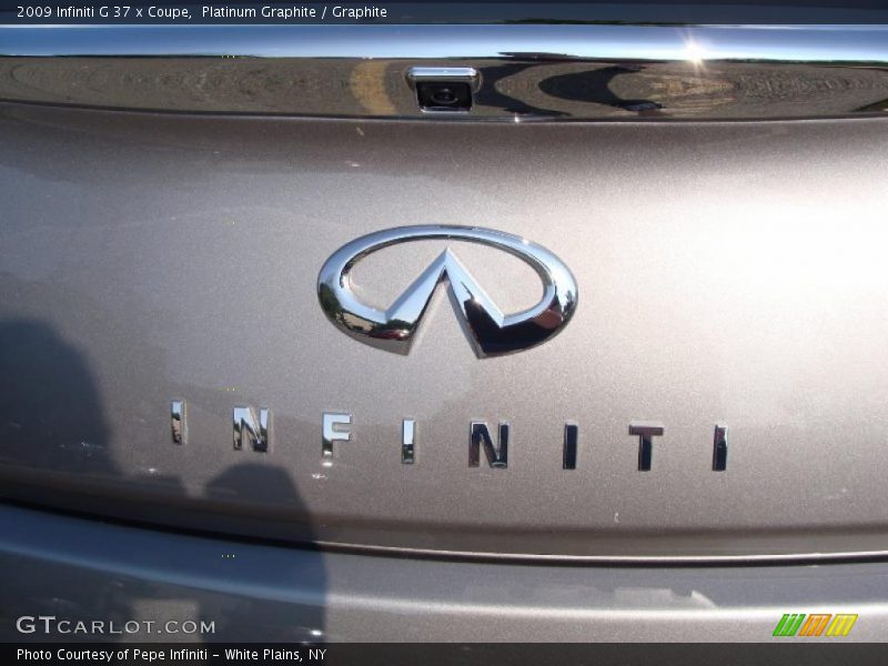 Platinum Graphite / Graphite 2009 Infiniti G 37 x Coupe