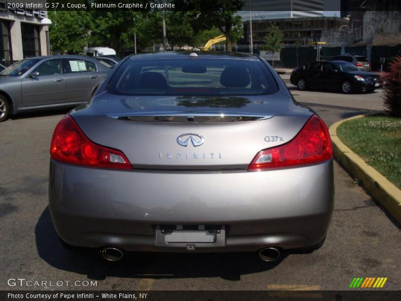 Platinum Graphite / Graphite 2009 Infiniti G 37 x Coupe