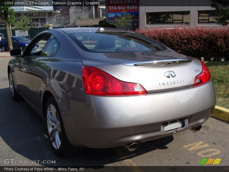 Platinum Graphite / Graphite 2009 Infiniti G 37 x Coupe