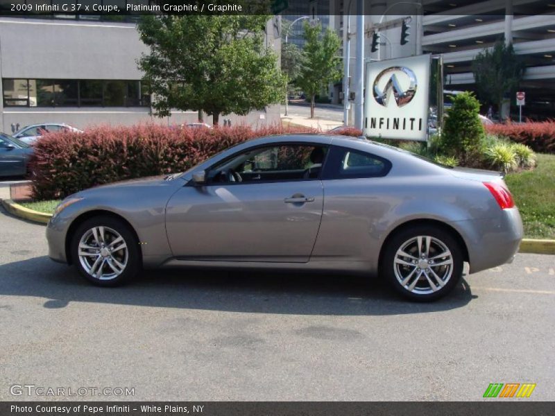 Platinum Graphite / Graphite 2009 Infiniti G 37 x Coupe