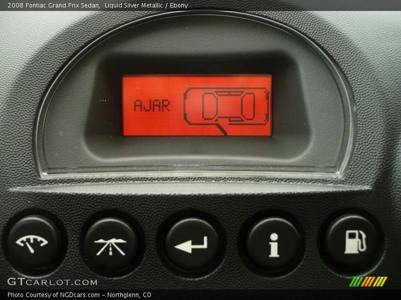 Liquid Silver Metallic / Ebony 2008 Pontiac Grand Prix Sedan