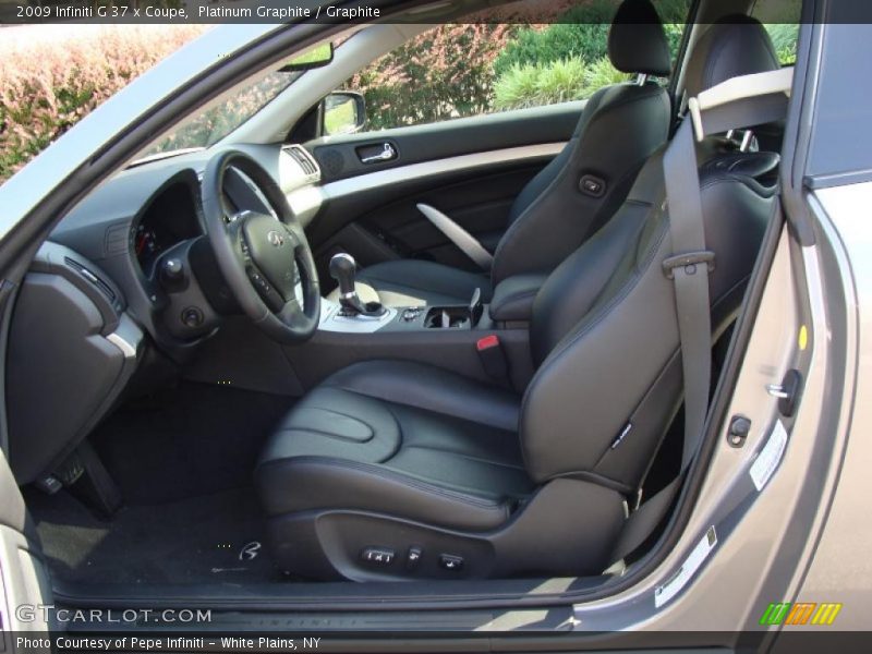 Platinum Graphite / Graphite 2009 Infiniti G 37 x Coupe
