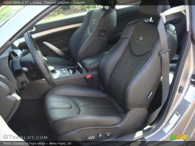 Platinum Graphite / Graphite 2009 Infiniti G 37 x Coupe