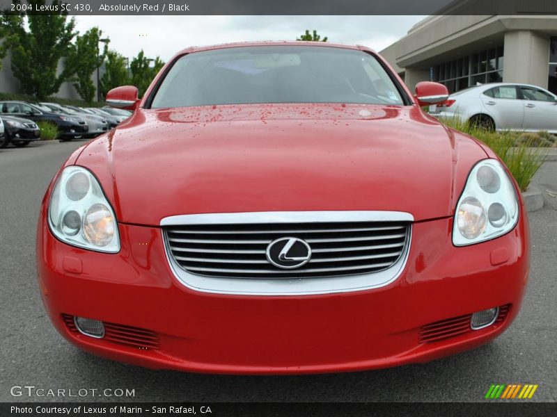 Absolutely Red / Black 2004 Lexus SC 430