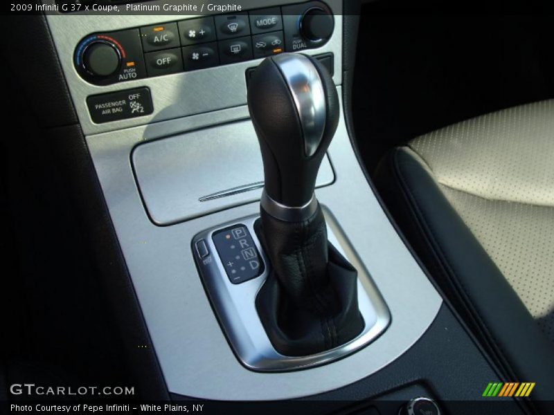 Platinum Graphite / Graphite 2009 Infiniti G 37 x Coupe