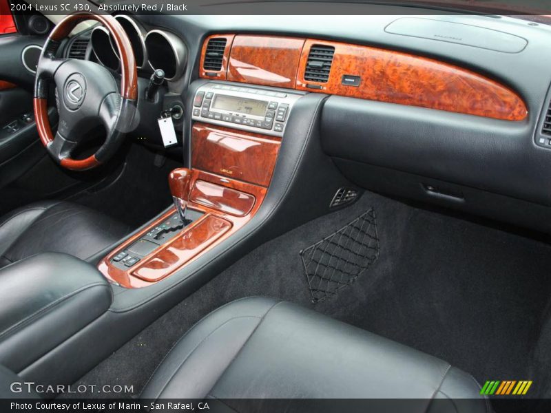 Absolutely Red / Black 2004 Lexus SC 430