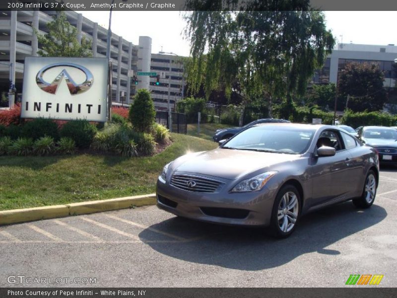 Amethyst Graphite / Graphite 2009 Infiniti G 37 x Coupe