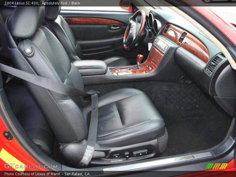 Absolutely Red / Black 2004 Lexus SC 430