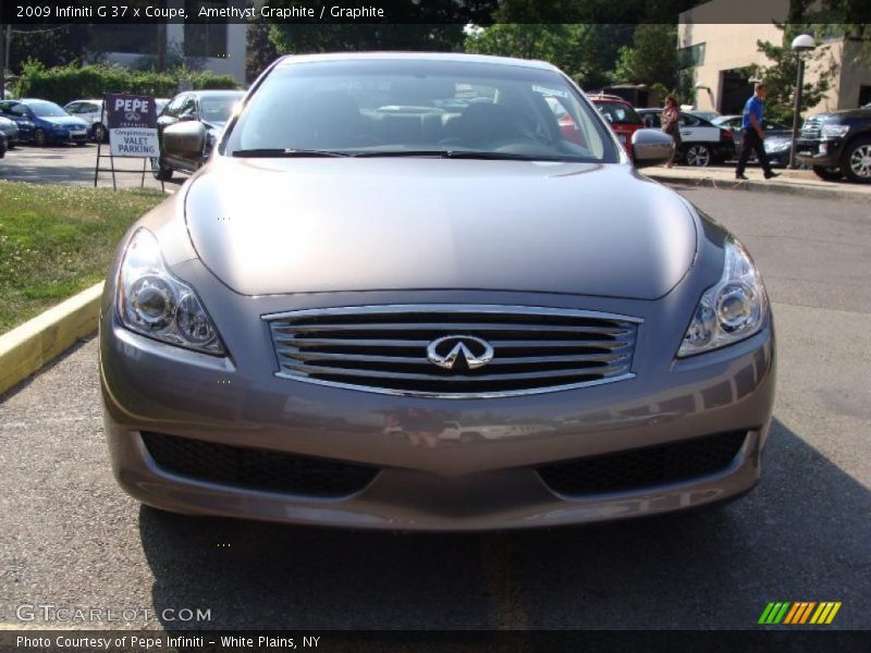 Amethyst Graphite / Graphite 2009 Infiniti G 37 x Coupe