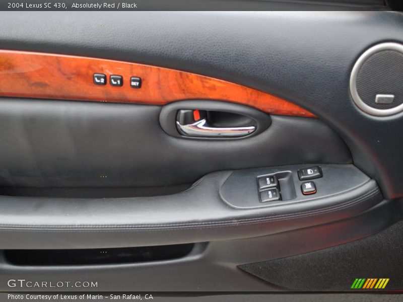 Absolutely Red / Black 2004 Lexus SC 430