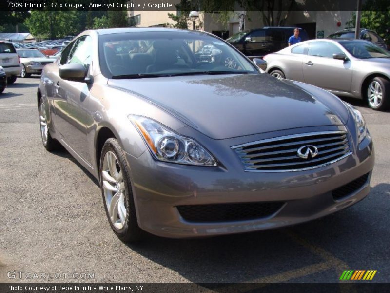 Amethyst Graphite / Graphite 2009 Infiniti G 37 x Coupe