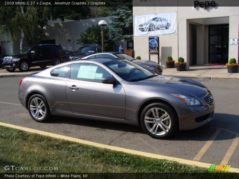 Amethyst Graphite / Graphite 2009 Infiniti G 37 x Coupe