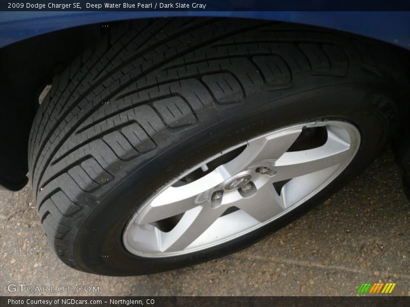 Deep Water Blue Pearl / Dark Slate Gray 2009 Dodge Charger SE