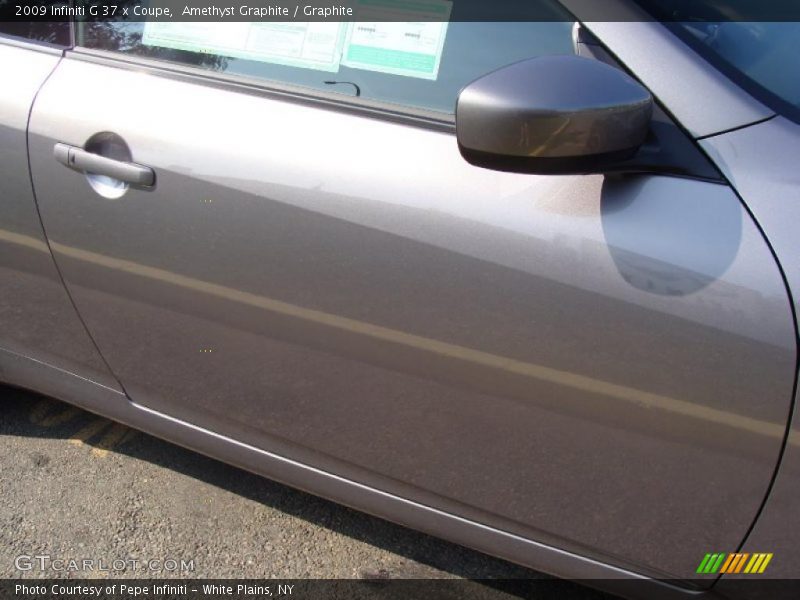 Amethyst Graphite / Graphite 2009 Infiniti G 37 x Coupe