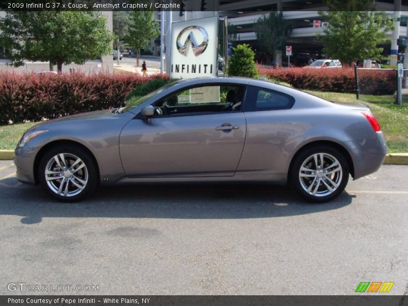 Amethyst Graphite / Graphite 2009 Infiniti G 37 x Coupe