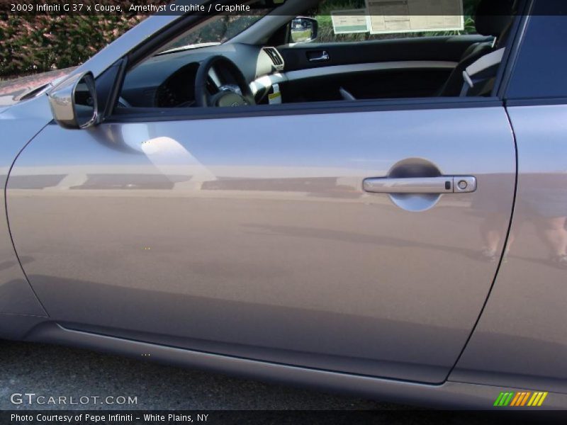 Amethyst Graphite / Graphite 2009 Infiniti G 37 x Coupe