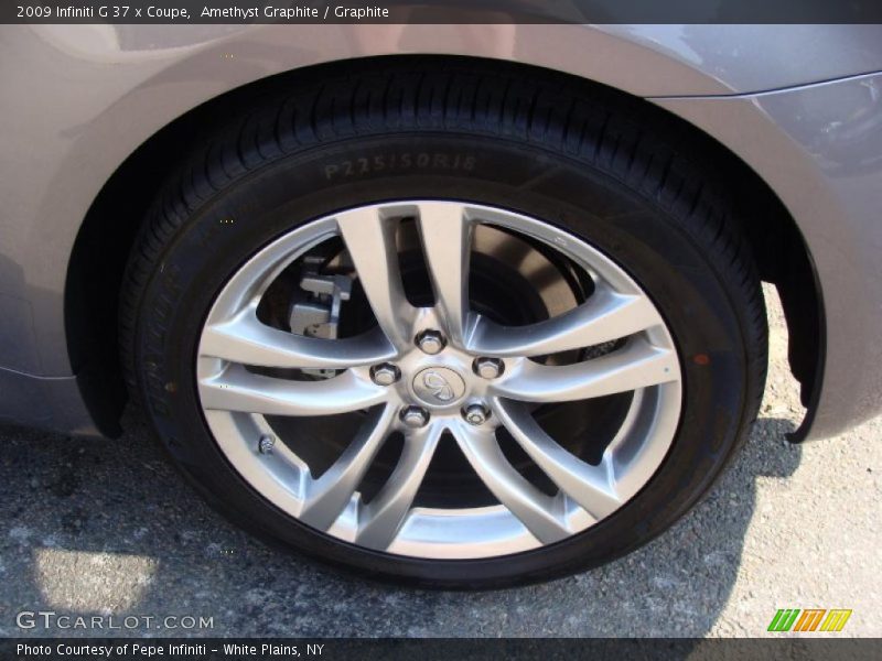 Amethyst Graphite / Graphite 2009 Infiniti G 37 x Coupe