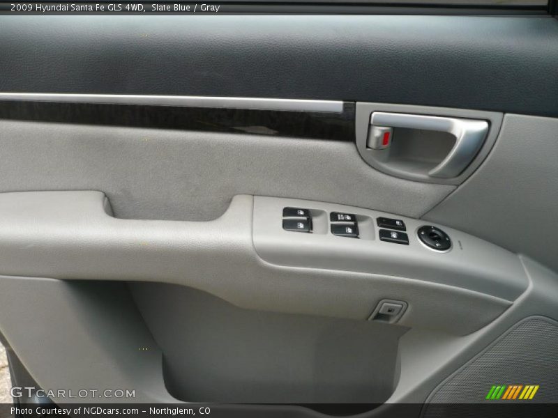 Slate Blue / Gray 2009 Hyundai Santa Fe GLS 4WD