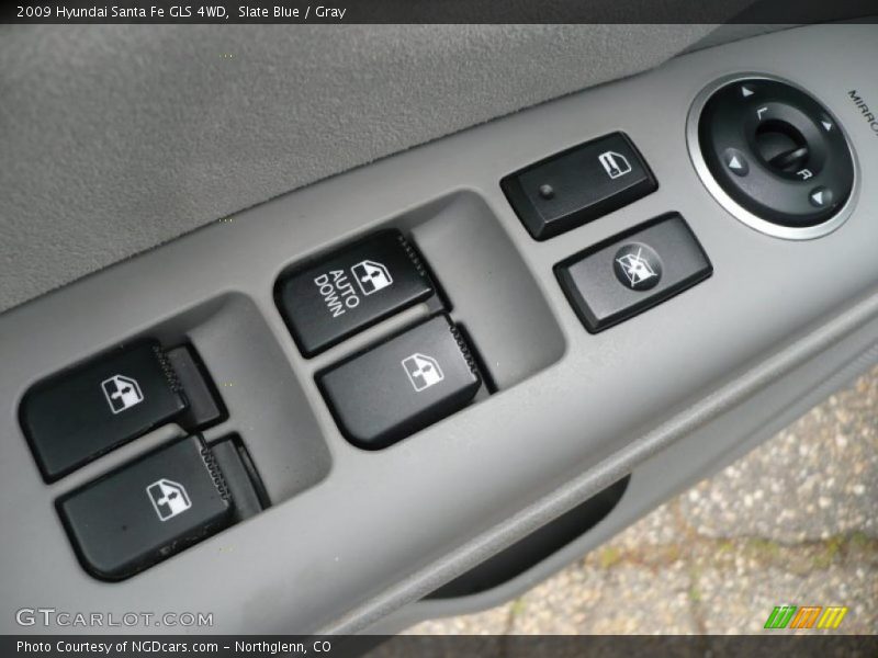 Slate Blue / Gray 2009 Hyundai Santa Fe GLS 4WD