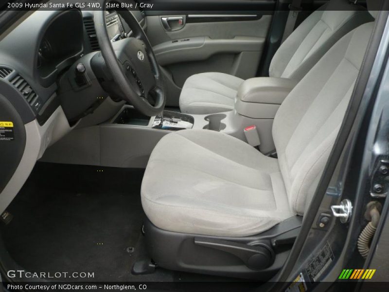 Slate Blue / Gray 2009 Hyundai Santa Fe GLS 4WD