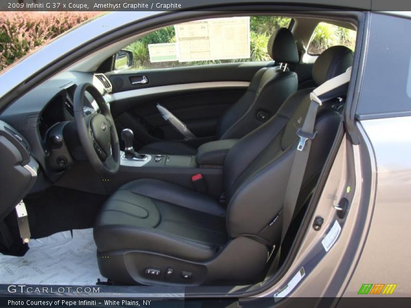Amethyst Graphite / Graphite 2009 Infiniti G 37 x Coupe
