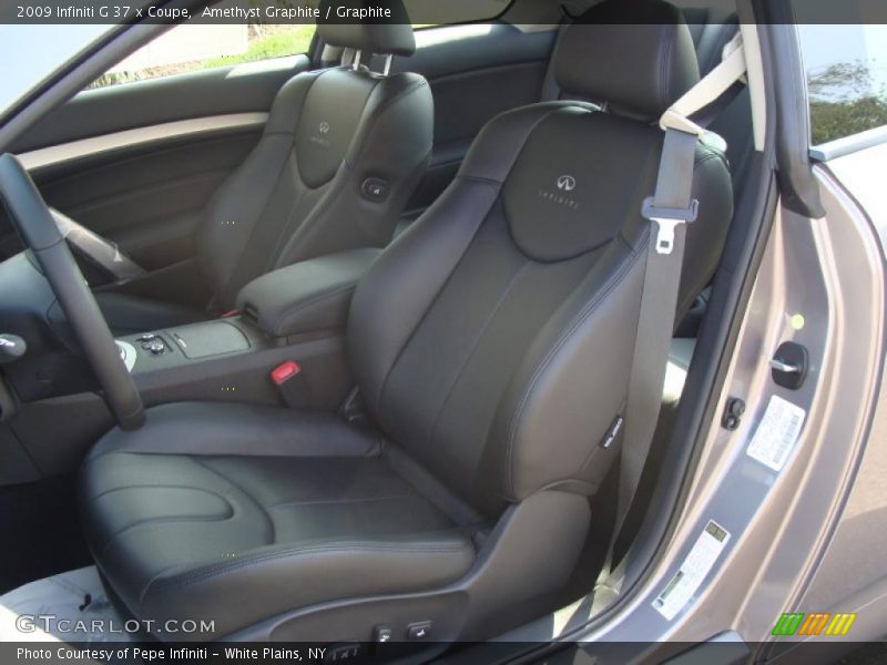 Amethyst Graphite / Graphite 2009 Infiniti G 37 x Coupe