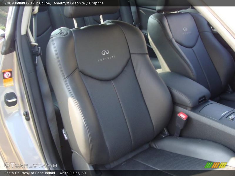 Amethyst Graphite / Graphite 2009 Infiniti G 37 x Coupe