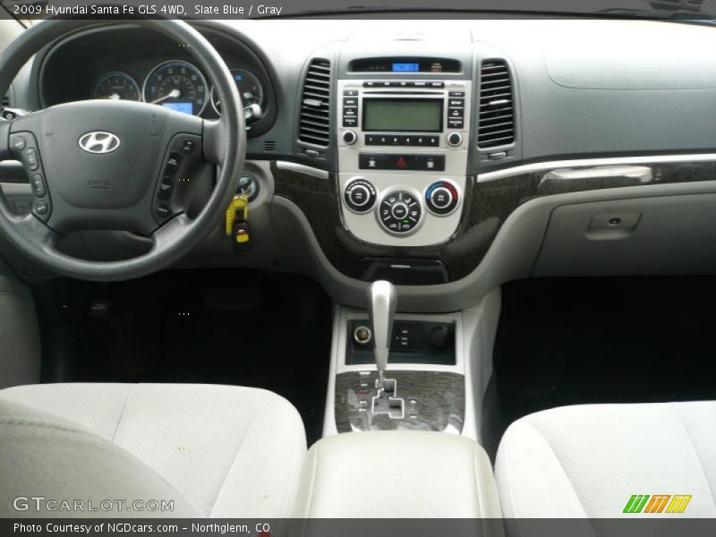 Slate Blue / Gray 2009 Hyundai Santa Fe GLS 4WD