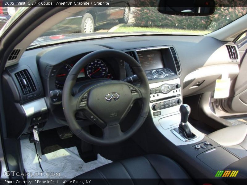 Amethyst Graphite / Graphite 2009 Infiniti G 37 x Coupe